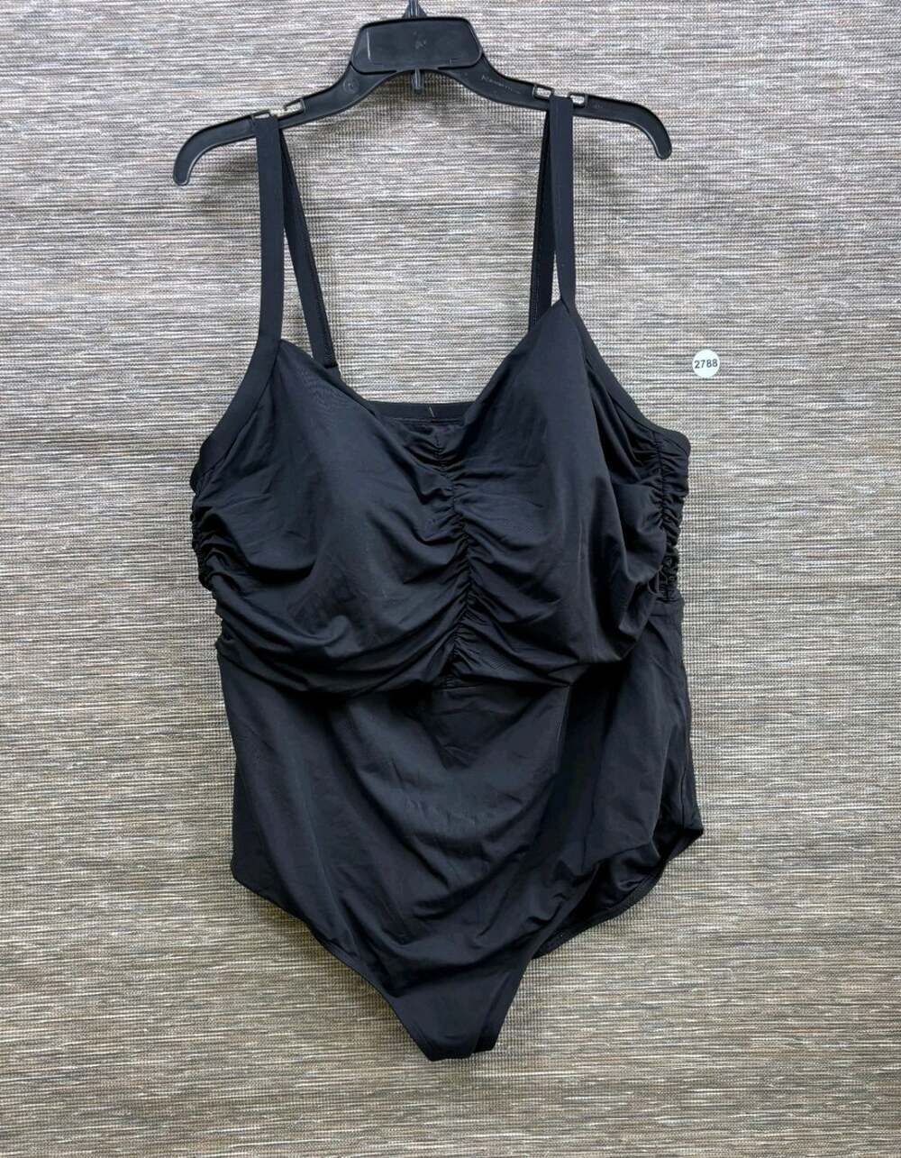 Lands' End One Piece Swimsuit Womens Size 26W Black Bathing Suit